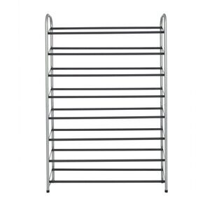 Silver Metal Shoe Rack 40 pairs